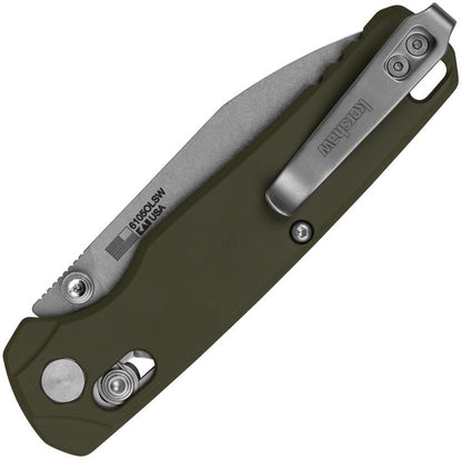 Bel Air MagnaCut DuraLock Knife OD Green (3" Stonewashed)
