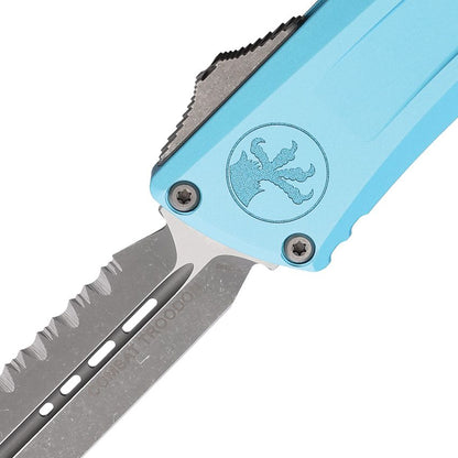 Combat Troodon D/E Gen III OTF Knife Turquoise (4" Apoc Full Serr)