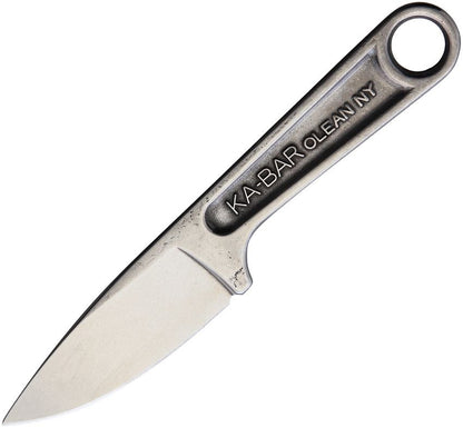 The Back Door: Forged Wrench Knife 1119 Fixed 3" Blade, Satin, One-Piece Construction, Hard Plastic Sheath (Package Damage)