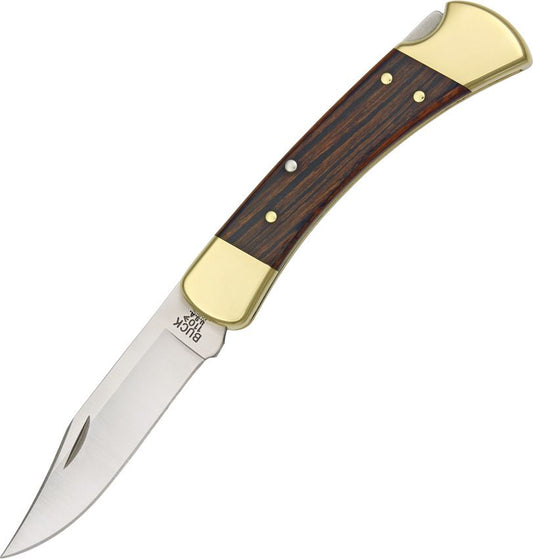 Model 110 Manual Folding Knife Black Ebony (3.75" Satin) 0110BRS
