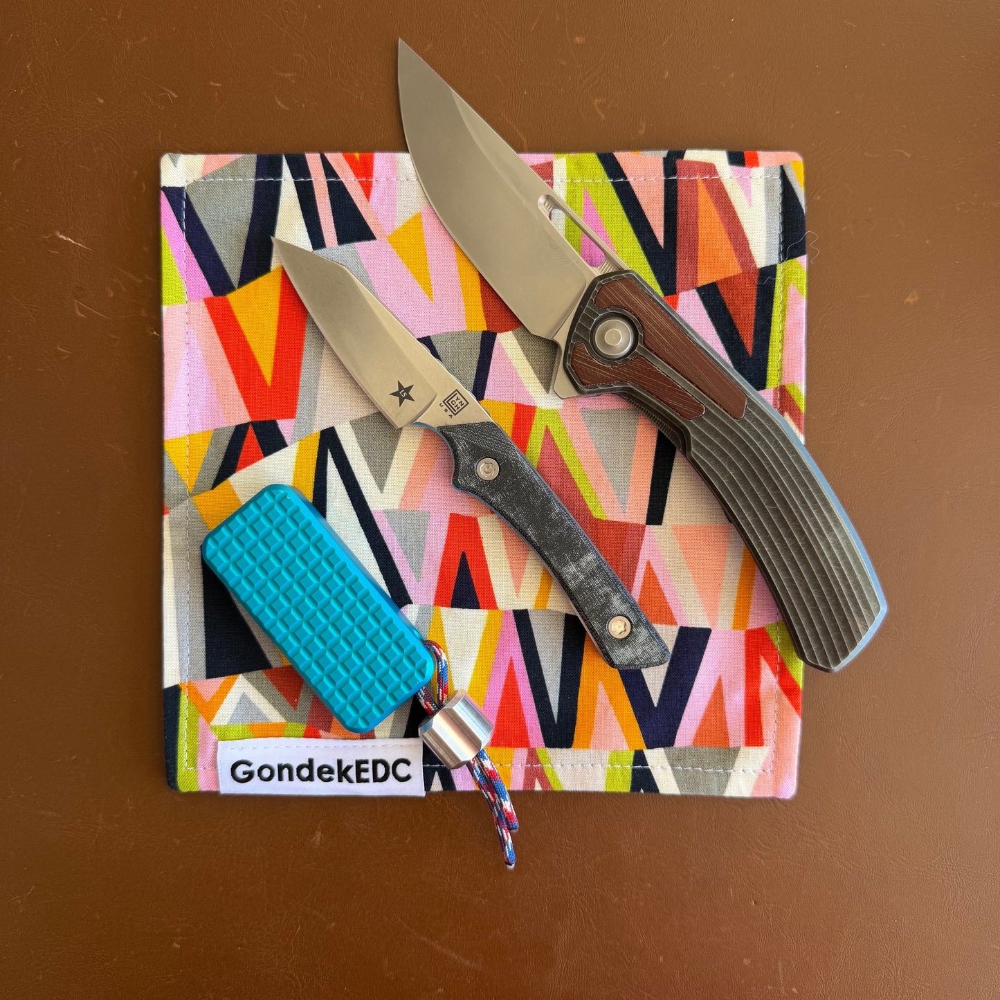 kaleidoscope Hamilton Hank - 7x7 Cotton & Microfiber Handkerchief - Made in USA