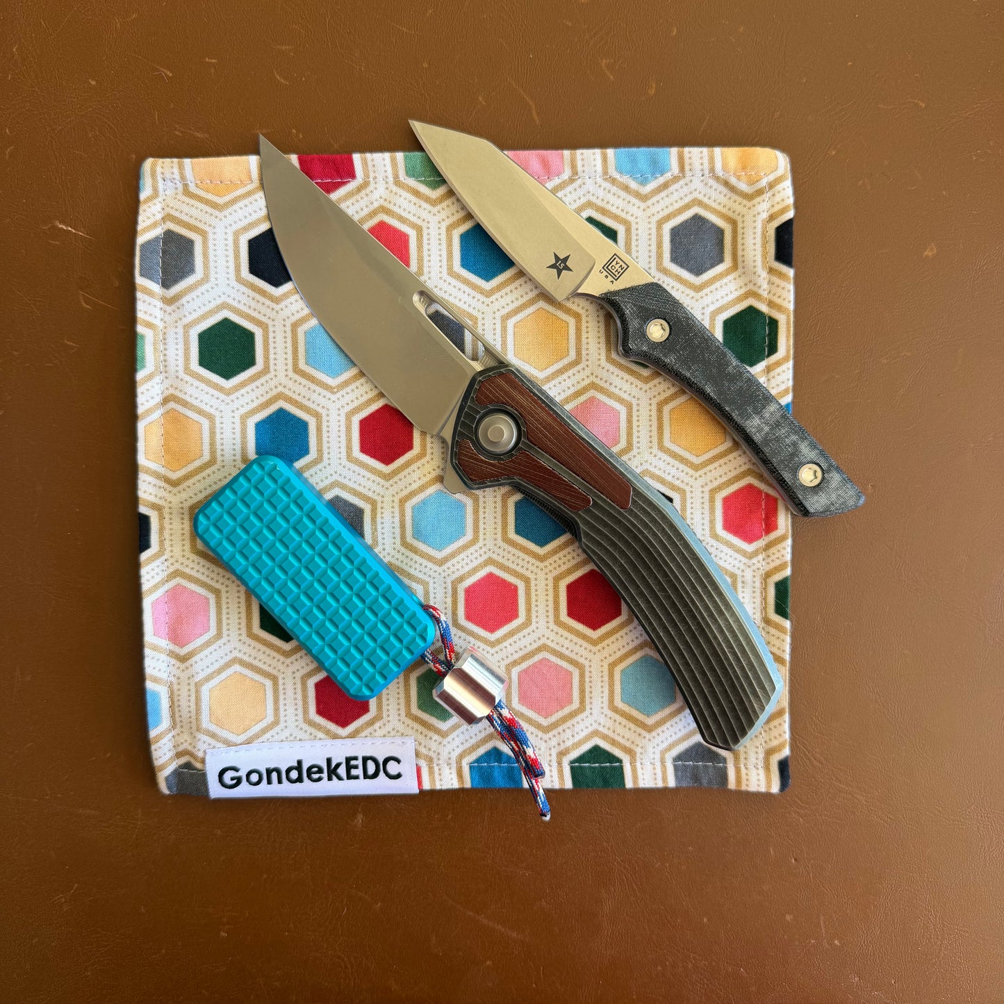 rainbow rum Hamilton Hank - 7x7 Cotton & Microfiber Handkerchief - Made in USA