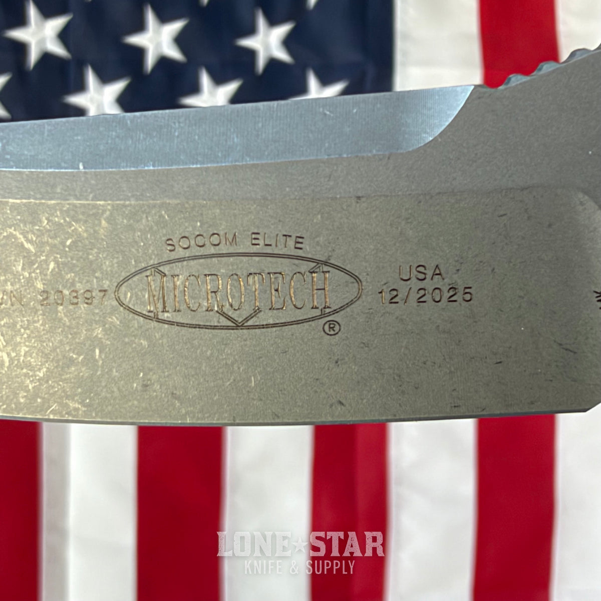 The Back Door: Microtech Socom Elite Auto S/E - 3.98" M390 Apocalyptic, Woodlands Green - Made in USA (MCT160A10APWL) (Trade In)