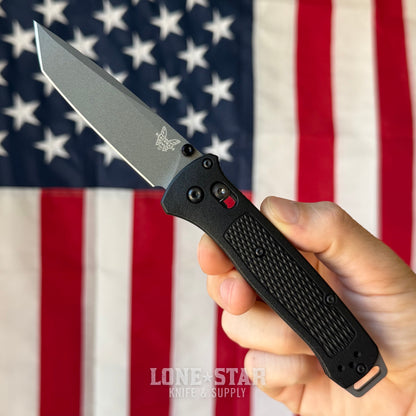 The Back Door: Benchmade Bailout - 3.38" CPM-3V Tanto, Grivory, Original Model - Made in USA (Trade In)