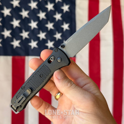 The Back Door: Benchmade Bailout - 3.38" CPM-3V Tanto, Grivory, Original Model - Made in USA (Trade In)