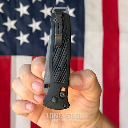 The Back Door: Benchmade Bailout - 3.38" CPM-3V Tanto, Grivory, Original Model - Made in USA (Trade In)