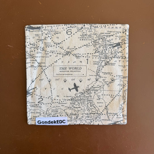 map Hamilton Hank - 7x7 Cotton & Microfiber Handkerchief - Made in USA