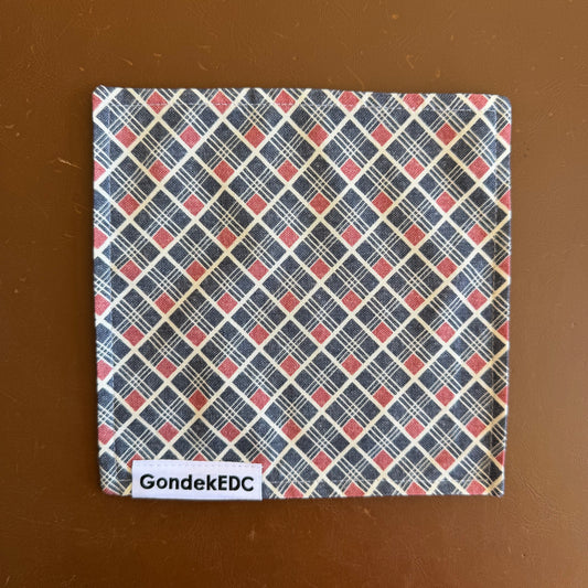 square Hamilton Hank - 7x7 Cotton & Microfiber Handkerchief - Made in USA