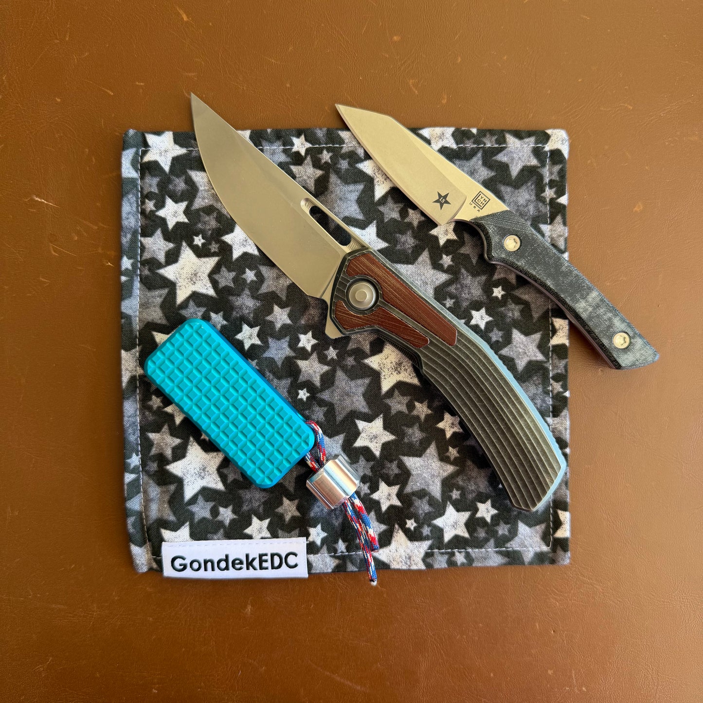 grunge stars Hamilton Hank - 7x7 Cotton & Microfiber Handkerchief - Made in USA