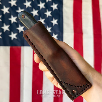 The Back Door: Williams Built Blades Lochsa River Skinner - 2.8" O1 Tool Steel, Black Micarta - Made in USA (Trade In)