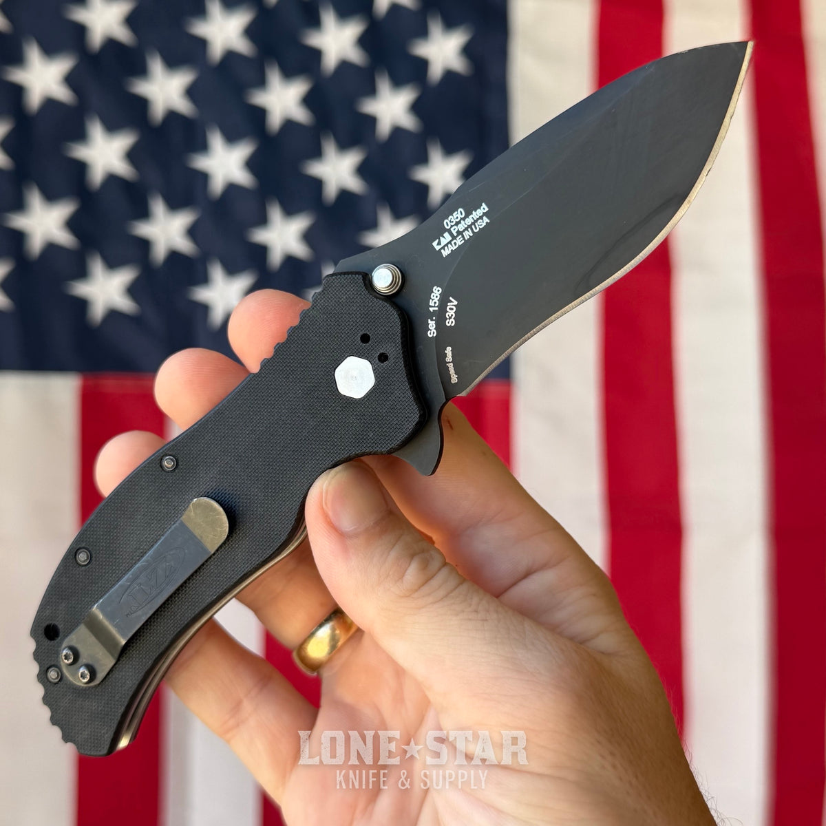 The Back Door: Zero Tolerance 0350 Flipper - 3.25" S30V, Black G10, User Condition - Made in USA (Trade In)