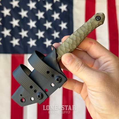 The Back Door: Wachtman Knife & Tool Eddy 2 Fixed Blade - 2.7" 80CrV2, Rock Texture G10 - Made in USA (Trade In)