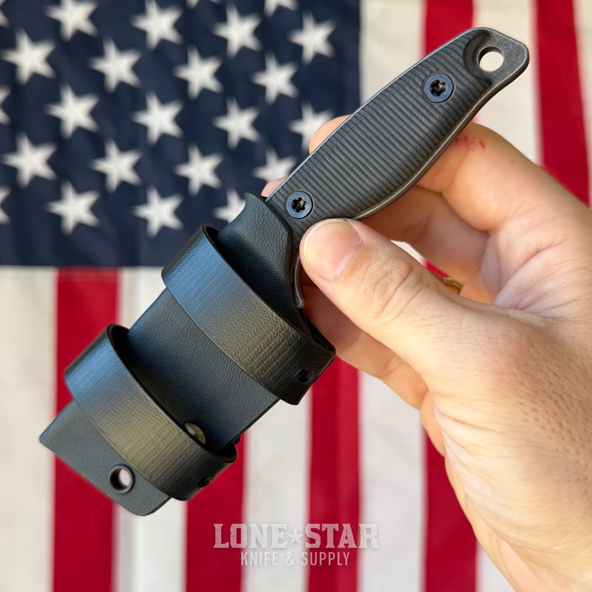 The Back Door: Compliance Edge Vendetta Fixed Blade - 2.8" CPM-3V, G10, TOPS Machined - Made in USA (Trade In)