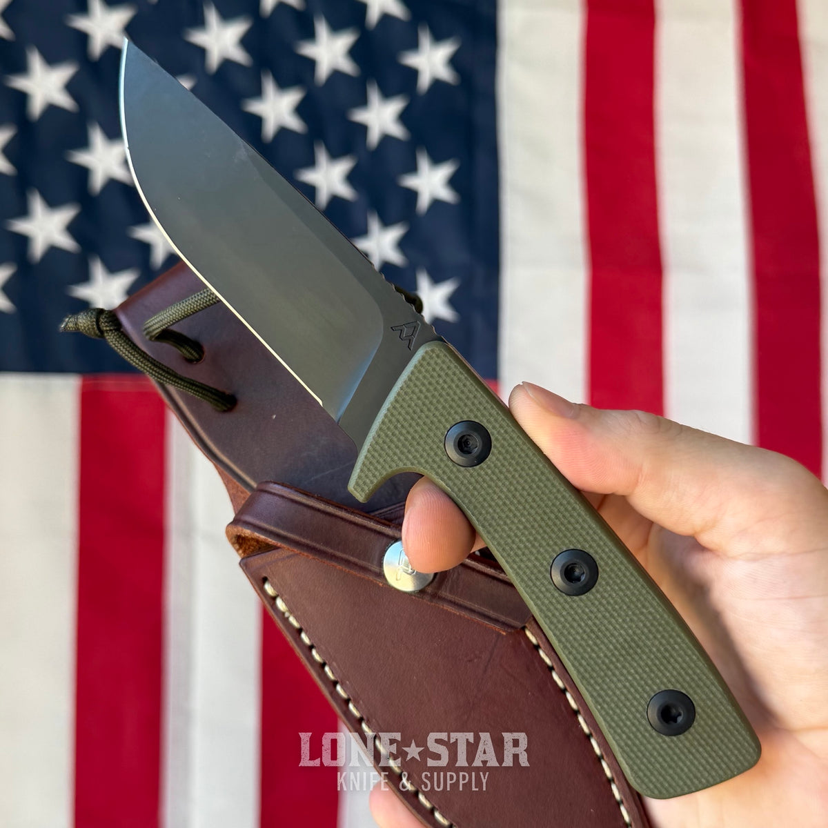 The Back Door: Abraham & Moses AM-2 Fixed Blade - 3.9" D2, G10 - Made in USA (Trade In)