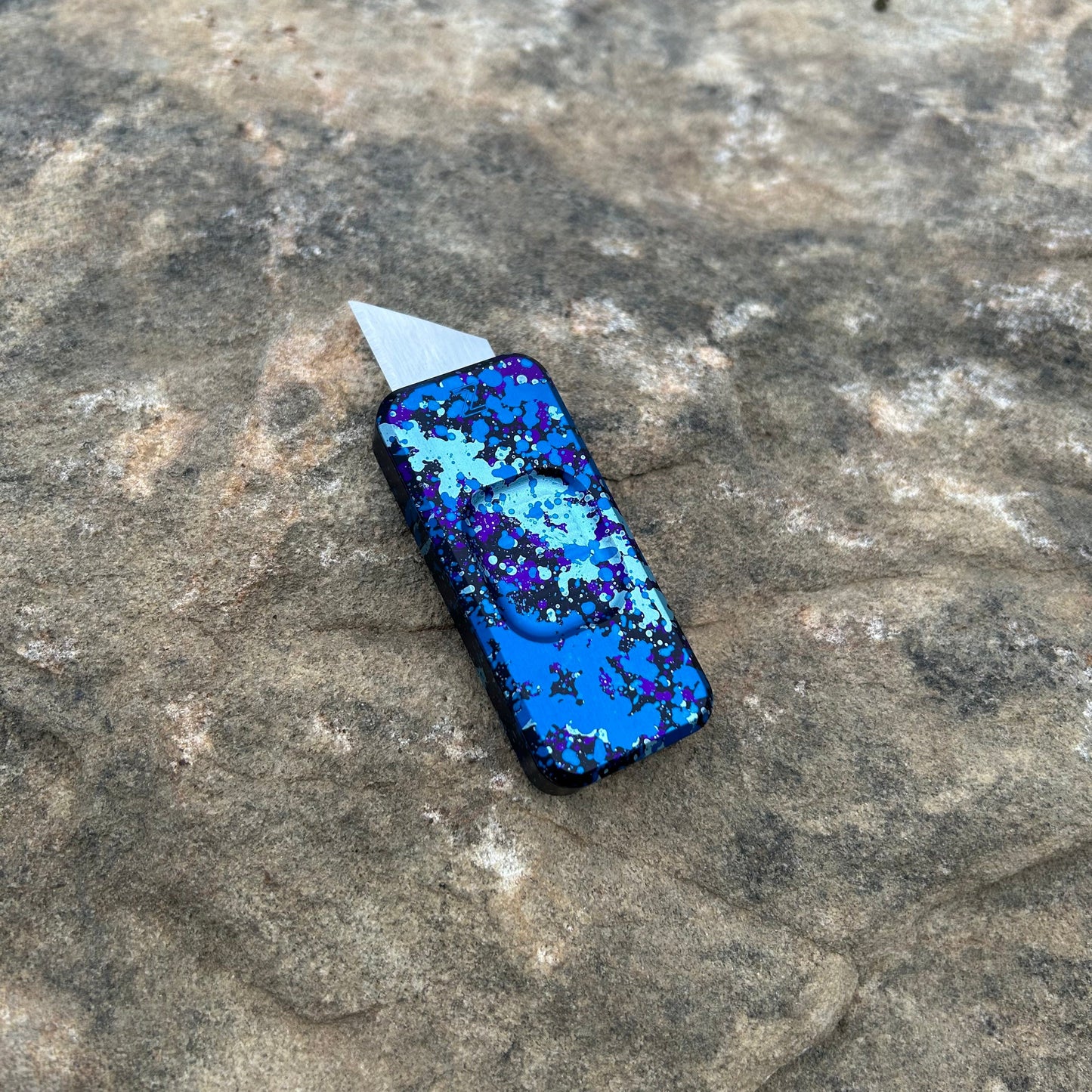 Rivery MFG Zero Knife – Cryo Pattern, CadLab CNC Collaboration – Made in USA