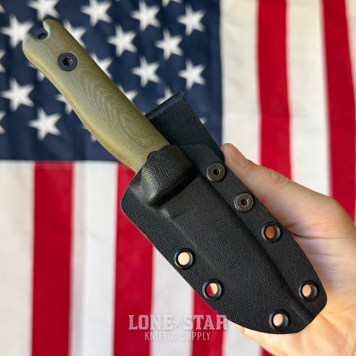 The Back Door: Reiff Knives F3XC Fixed Blade - 2.8" CPM-3V, OD Green G10, Well Used - Made in USA (Trade In)
