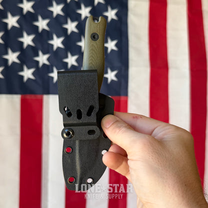 The Back Door: Reiff Knives F3XC Fixed Blade - 2.8" CPM-3V, OD Green G10, Well Used - Made in USA (Trade In)