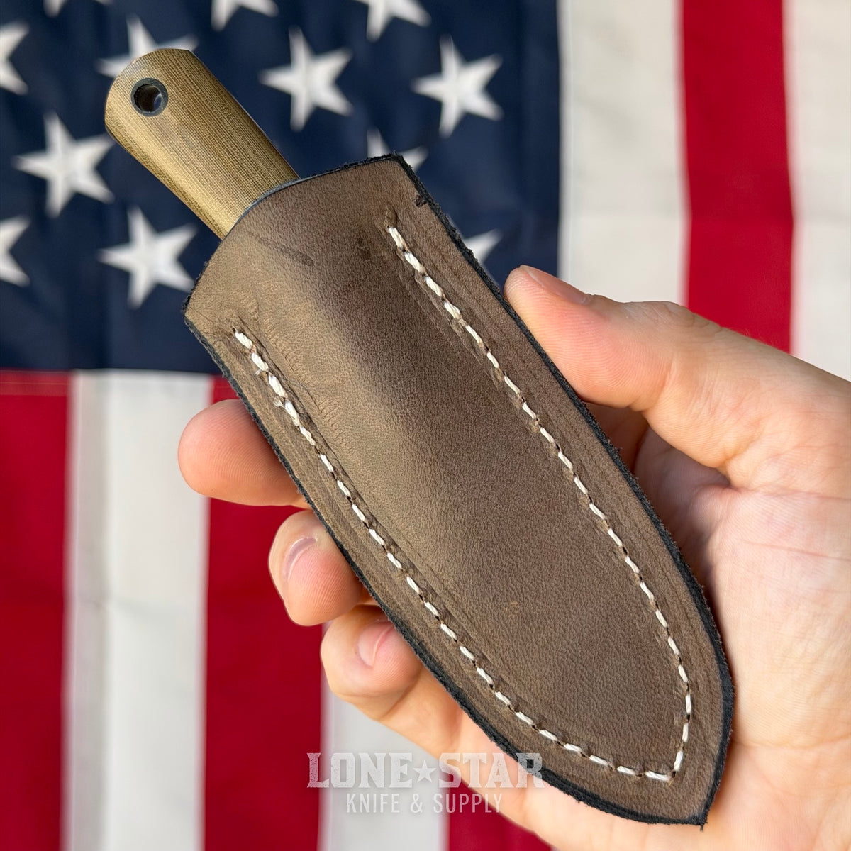 The Back Door: Night Watch Knives Custom Patrol Scalpel - Green Micarta - Made in USA (Trade In)