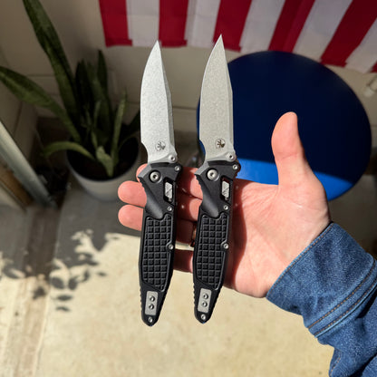 Microtech SOCOM Elite RAM-LOK™ Knife, Apocalyptic® Clip Point Blade, Black Frag Aluminum Handle, 3.8″, Made in USA (160RL-10APFR)