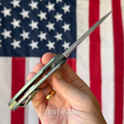 The Back Door: Curtiss Custom Knives F3 Folder - 3" MagnaCut Slicer, Titanium - Made in USA (Trade In)
