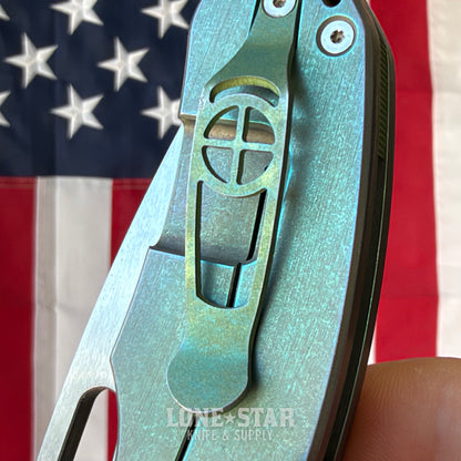 The Back Door: Curtiss Custom Knives F3 Folder - 3" MagnaCut Slicer, Titanium - Made in USA (Trade In)