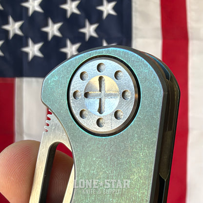 The Back Door: Curtiss Custom Knives F3 Folder - 3" MagnaCut Slicer, Titanium - Made in USA (Trade In)