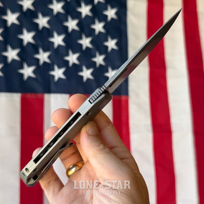 The Back Door: Pro-Tech 2026 Synapse 2 Custom 003 Auto - 3.5" Acid Wash MagnaMax, Two-Tone 17-4 Steel, Limited to 100 - Made in USA (Trade In)