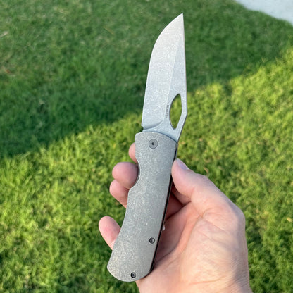 McNees Dixon Folding Knife – Titanium Frame Lock, 3.75″ MagnaCut Blade, Made in USA