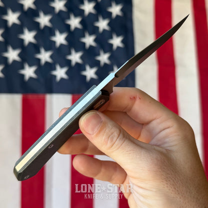 The Back Door: Tactile Knife Co. The Ranger Blackwash - 3.15" MagnaCut, Titanium, Demo Unit - Made in USA (RANG-BW-DEMO)