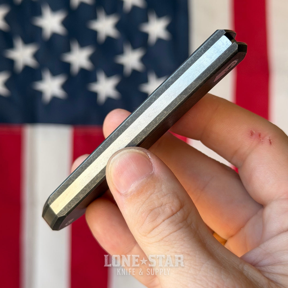 The Back Door: Tactile Knife Co. The Ranger Blackwash - 3.15" MagnaCut, Titanium, Demo Unit - Made in USA (RANG-BW-DEMO)