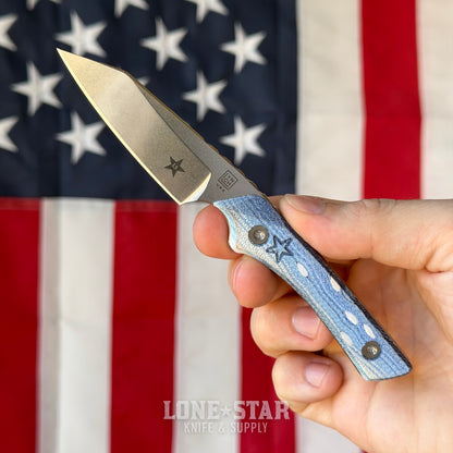The Back Door: Lynch Blades USA 250 Swift Six - 2.5" MagnaCut, Patriotic G-Carta, Demo Unit - Made in USA (LB-SW6-USA250-DEMO)
