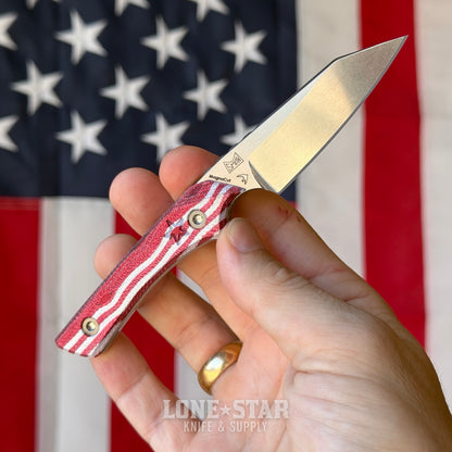 The Back Door: Lynch Blades USA 250 Swift Six - 2.5" MagnaCut, Patriotic G-Carta, Demo Unit - Made in USA (LB-SW6-USA250-DEMO)