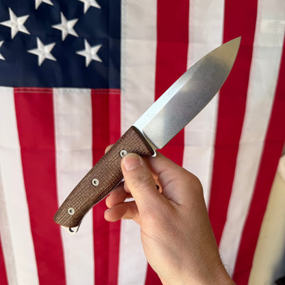 The Back Door: White River Knife & Tool Ursus 4.5 Fixed Blade - MagnaCut, Micarta, 4.5″ Blade - Made in USA (Used)