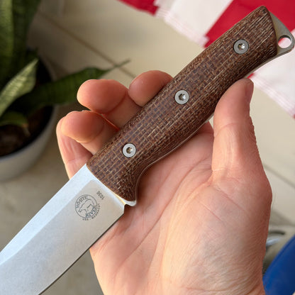 The Back Door: White River Knife & Tool Ursus 4.5 Fixed Blade - MagnaCut, Micarta, 4.5″ Blade - Made in USA (Used)
