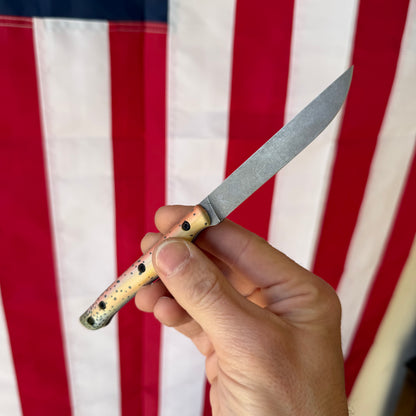 The Back Door: White River Knife & Tool Exodus 3 - S35VN, “Trout” Scales, 3.15″ Blade - Made in USA (Used)