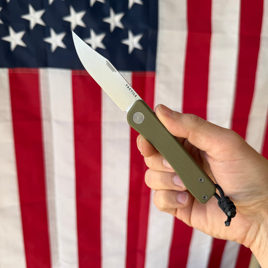 The Back Door: Tactile Knife Co. Bexar OD Green G10 Slipjoint (Demo)