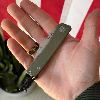 The Back Door: Tactile Knife Co. Bexar OD Green G10 Slipjoint (Demo)