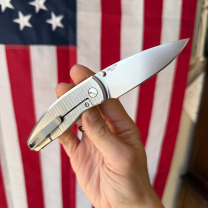 The Back Door: TRM Neutron 2 Frame Lock Knife - Rainbow Trout G10, 20CV Blade, Made in USA (Return)