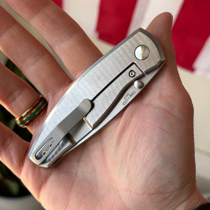 The Back Door: TRM Neutron 2 Frame Lock Knife - Rainbow Trout G10, 20CV Blade, Made in USA (Return)