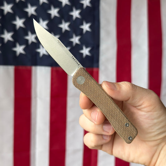 The Back Door: Tactile Knife Co. Micarta Bexar Slipjoint (Blemished)