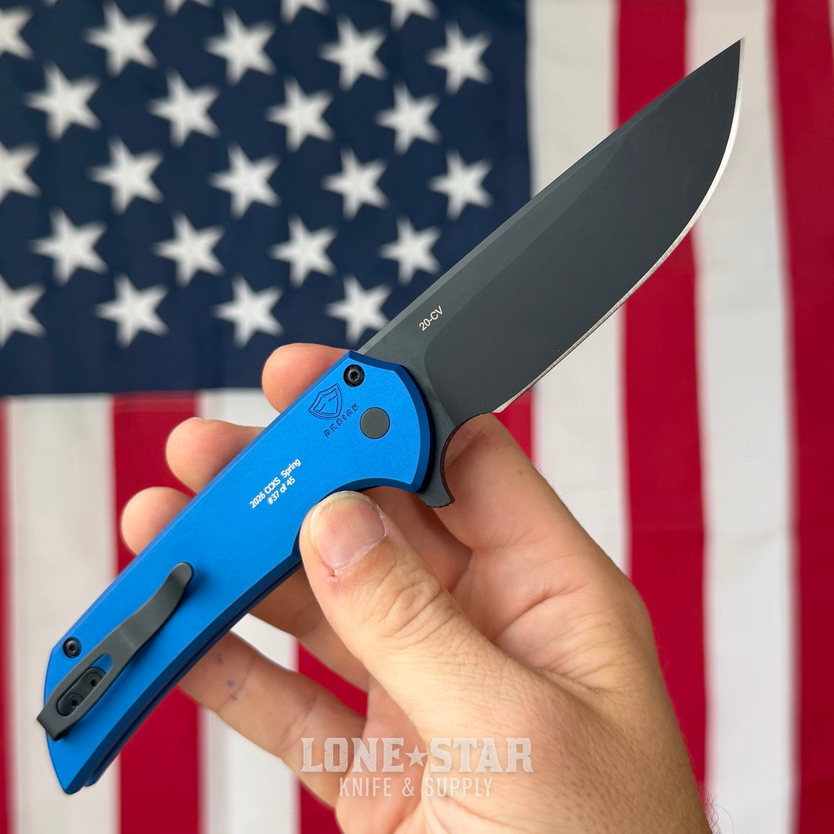 The Back Door: Pro-Tech Mordax 2026 CCKS Spring - 3.8" CPM 20CV, Serial 37 of 45 - Made in USA (Trade In)
