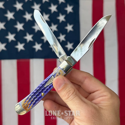 The Back Door: Case Trapper - SMKW PB&J Exclusive, Two Blade Slipjoint - Made in USA (CA39435) (Trade In)