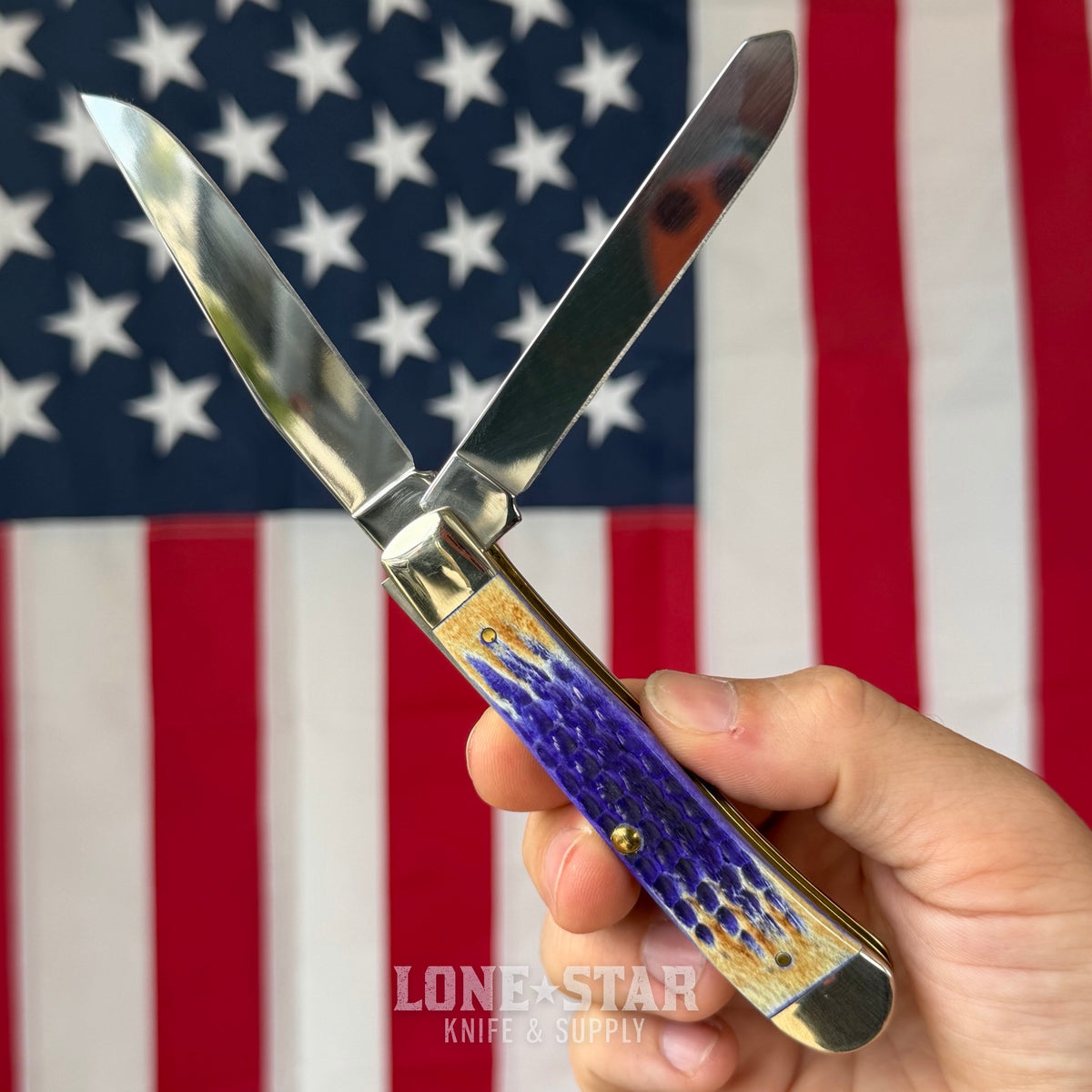 The Back Door: Case Trapper - SMKW PB&J Exclusive, Two Blade Slipjoint - Made in USA (CA39435) (Trade In)