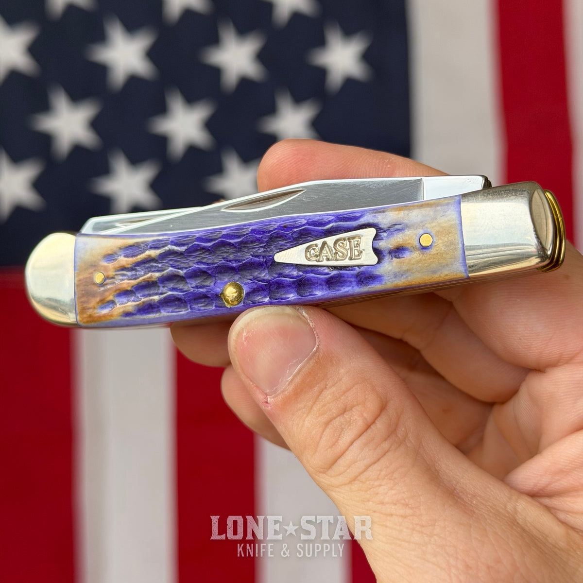 The Back Door: Case Trapper - SMKW PB&J Exclusive, Two Blade Slipjoint - Made in USA (CA39435) (Trade In)