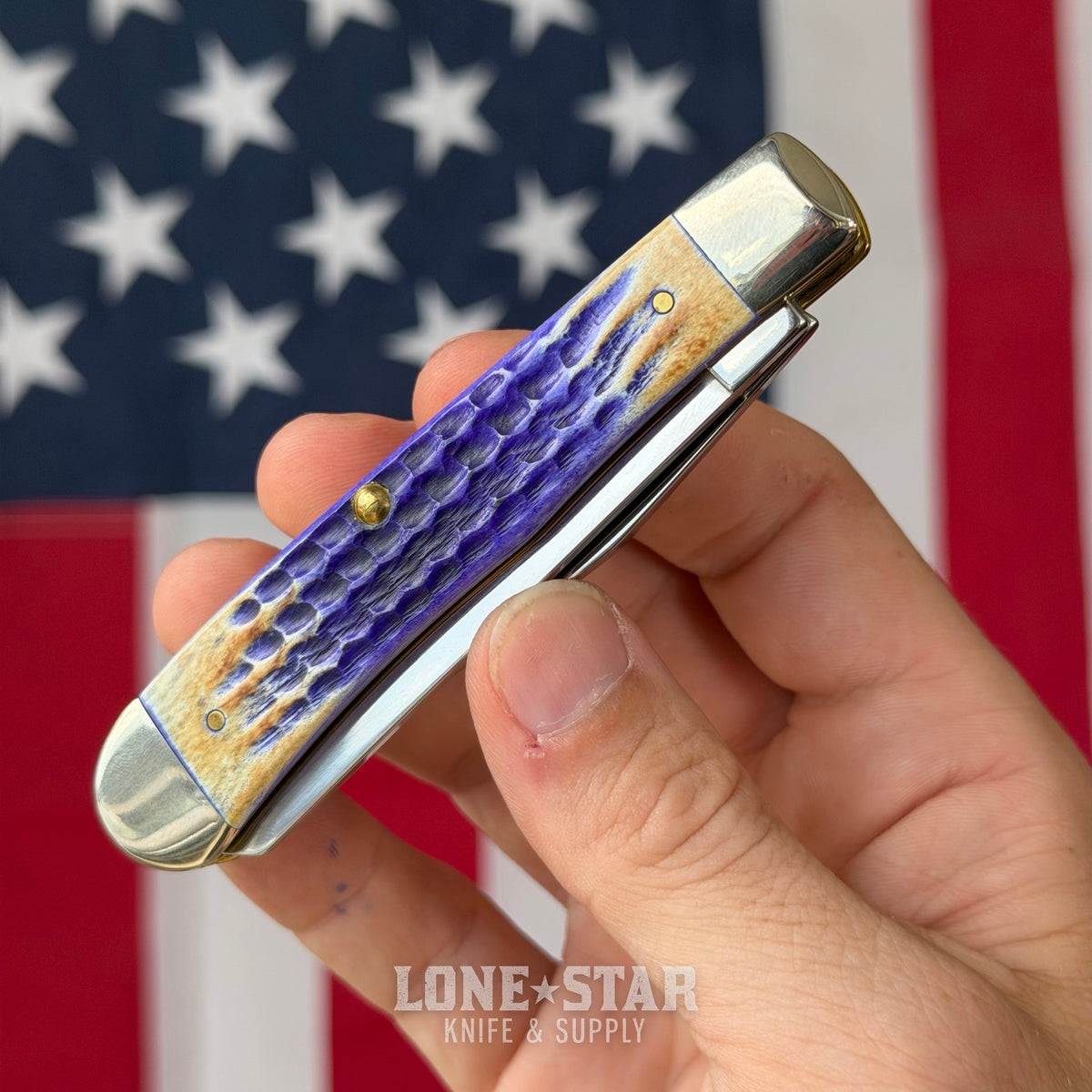 The Back Door: Case Trapper - SMKW PB&J Exclusive, Two Blade Slipjoint - Made in USA (CA39435) (Trade In)