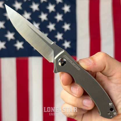 The Back Door: Zero Tolerance 0450 - CPM S35VN, Titanium Framelock, Sinkevich Design - Made in USA (Trade In)