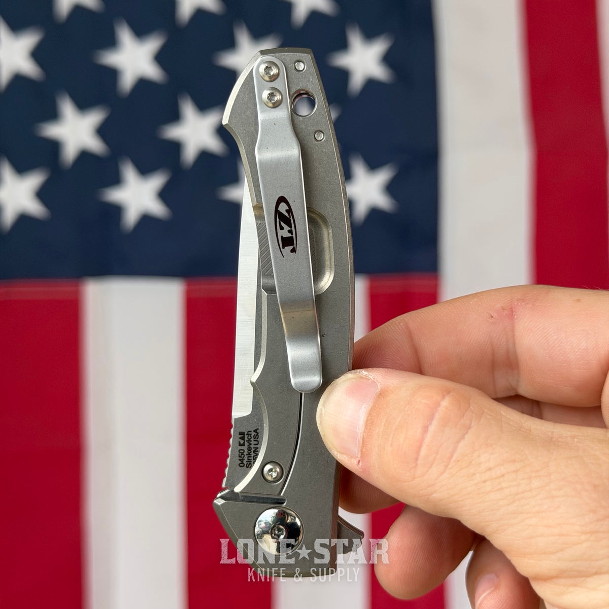 The Back Door: Zero Tolerance 0450 - CPM S35VN, Titanium Framelock, Sinkevich Design - Made in USA (Trade In)