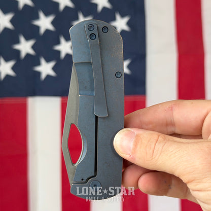 The Back Door: McNees Dixon - 3.75" MagnaCut, Blue Atomic Stonewash Finish - Made in USA (Trade In)