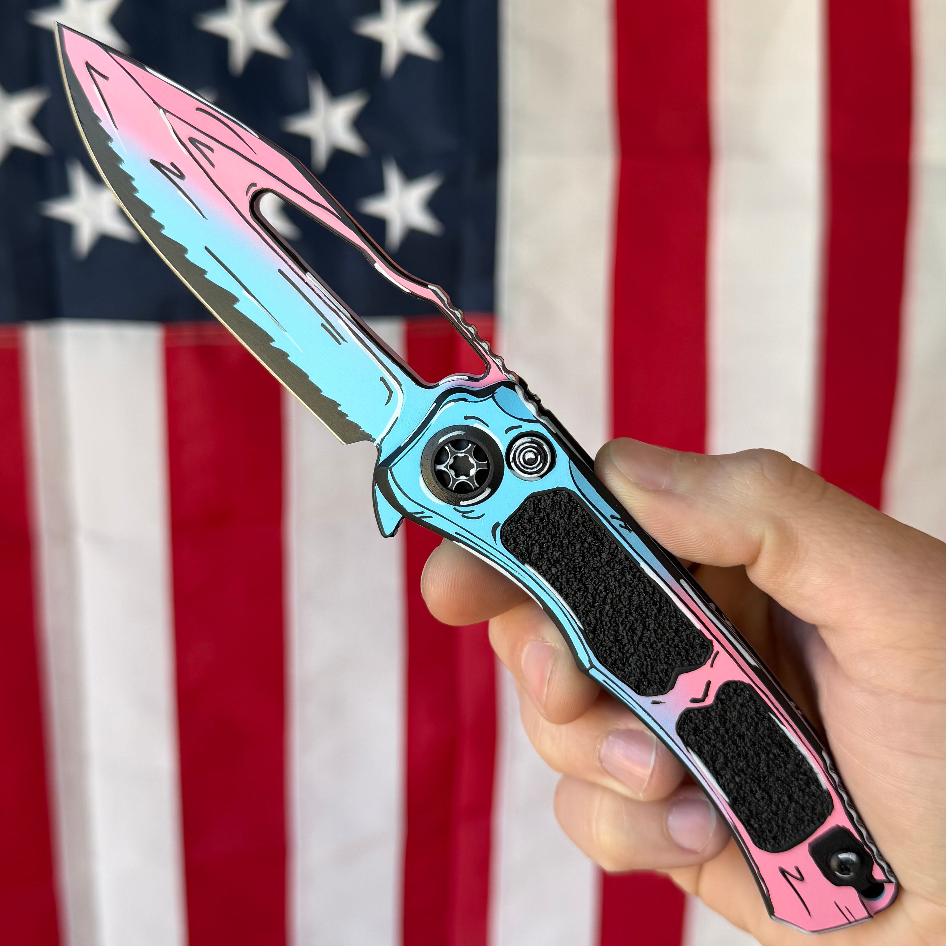 Heretic Cotton Candy Wraith – MagnaCut Blade, Cel Shade Cotton