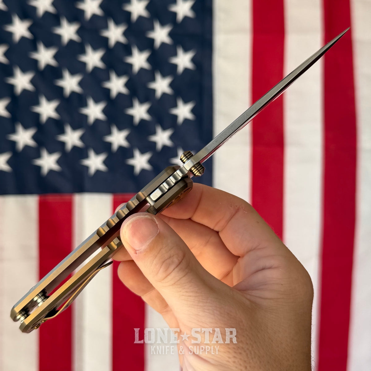 Spartan Blades Harsey Folder SHF - King Tut 2025 Special Edition, Bronze Hardware, MagnaCut - Made in USA (SF5KTUT)